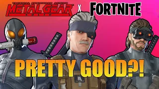 THE METAL GEAR SOLID x FORTNITE COLLAB IS AMAZING!