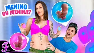 TENTANDO DESCOBRIR SE É MENINO OU MENINA! 😱 - Fran Japa