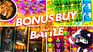 INSANE - Bonus Buy BATTLE - ft WatchGamesTV?! (HUGE win!!)