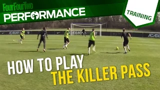 How to play the killer pass | Soccer drill | Tactics | Nike Academy
