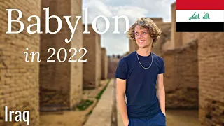 Visiting Ancient Babylon in 2022 – Tourists in Iraq 🇮🇶 Al Hilla, Babylon | The German Travel Guy