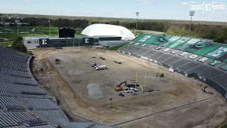 Rynearson Stadium Construction - April 30, 2024