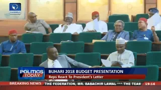 Reps React To Buhari's Letter On 2018 Budget Presentation