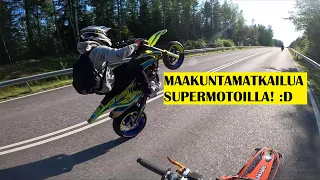 AJETTIIN SUPERMOTOILLA MÖKILLE! - 416KM - KTM EXC-F 450