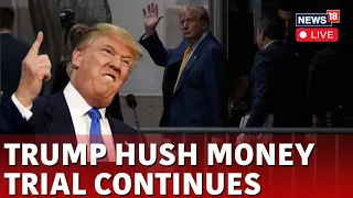 Trump News LIVE | Trump Faces Prospect Of Additional Sanctions In Hush Money Trial |  News18 | N18L