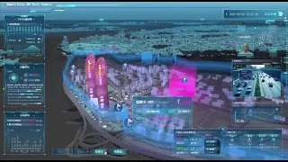 Digital Twin & GIS Empower Smart City through ICCC | Large Screen Data Visualization