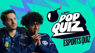 Esports Quiz | LEC Pop Quiz | 2024 Winter