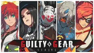 GUILTY GEAR STRIVE - All OVERDRIVES & SupeR Moves ! (No HUD)