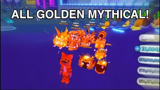 Hatching Every Golden Mythical Pets in Pet Simulator X!