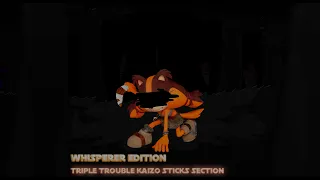 Triple trouble kaizo mix (Whisperer edition) Sticks section