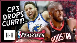 Chris Paul BREAKS Ankles! CRAZY Duel Highlights vs Stephen Curry | Game 1 & 2 | 2018 Playoffs WCF