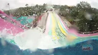 Taumata Racer water slide POV at Aquatica SeaWorld Orlando