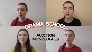 my 2022 drama school audition monologues (1 OFFER, 4 REJECTIONS)