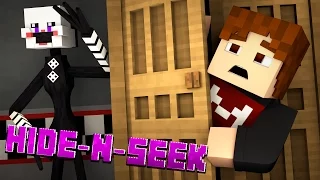 Minecraft FNAF HIDE N SEEK w/ THE PUPPET MASTER! #8 (Five Nights at Freddy's Minigame)