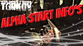 Escape from Tarkov: ALPHA START INFO'S | ALPHA GAMEPLAY | German/Deutsch [HD]