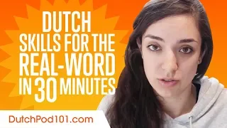 Dutch Skills for the Real-Word: Spoken Dutch Practice