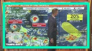 Tracking the tropics: Henri, Grace both expected to reach hurricane strength | 5 a.m. update Aug. 20