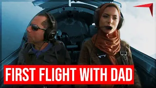 Pilot Flies Her Dad for Father's Day | FIRST TIME FLYING