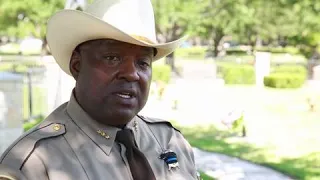 Sheriff Greg Hamilton on Senior Deputy Jessica Hollis