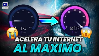 Comó ACELERAR INTERNET al MÁXIMO | CABLE y WIFI | SIN PROGRAMAS (Windows 11 | 10 | 8 y 7 ) 2024