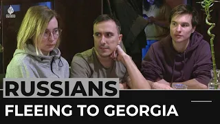 Russians in exile: Newcomers face challenges in Georgia