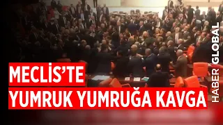 Meclis'te Yumruklu Kavga! Vekiller Birbirine Böyle Girdi!