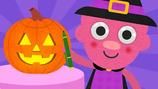This Is The Way We Carve A Pumpkin | Noodle & Pals | Songs For Children