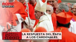 Claves para entender la respuesta del papa a los 5 cardenales