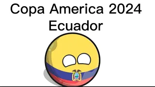 Copa America 2024 (Ecuador) In countryballs