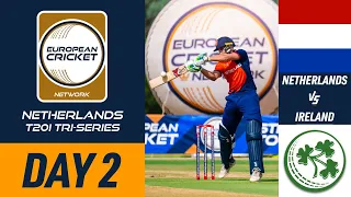 🔴 ECN Netherlands T20I Tri-Series, May 2024 | Day 2 | Netherlands vs Ireland | 19 May 2024