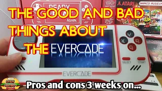 The Good and Bad Things about the EVERCADE - 3 weeks on Review! New Portable Cartridge Based Console