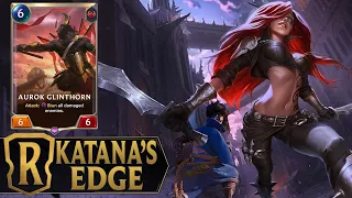 Katana's Edge - Katarina & Yasuo Deck - Legends of Runeterra A Curious Journey Gameplay