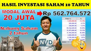 Hasil Investasi Saham 10 Tahun Modal Awal 20 Juta