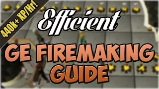 Firemaking Efficiency Guide | Perfect-tick GE Method