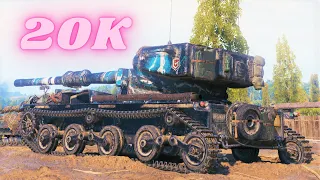 Manticore 20K Spot Damage  World of Tanks,WoT tank battle