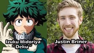 Characters and Voice Actors - My Hero Academia (Season 1) (English Dub)