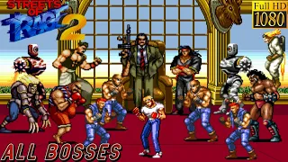 Streets of Rage 2 (PS3) Axel Vs. All Bosses/Boss Fights - No Commentary