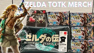Unboxing ZELDA Tears of the Kingdom Nintendo Store Merch - Blind Bags, T-shirt, Pins etc