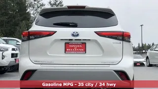 New 2021 Toyota Highlander Bellevue WA Seattle, WA #210534