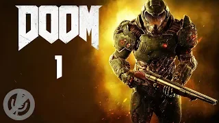 DOOM Прохождение На Русском На 100% Без Комментариев Часть 1 - Пролог