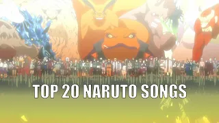 Top 20 favorite Naruto songs
