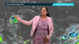 The Belize Weather Forecast - November 24, 2022