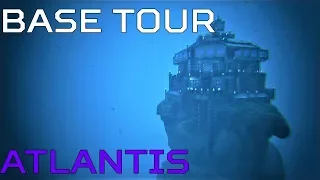 🦄 Ragnarok UNDERWATER BASE Atlantis BASE TOUR | Ark Survival [NO MODS]