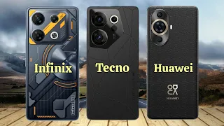 infinix GT 10 Pro vs. Tecno Camon 20 Pro vs. Huawei Nova 11 Pro