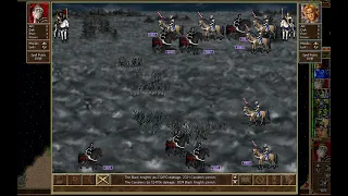 Heroes III HotA - Black Knights (9278x6) vs Cavaliers (9999x6)