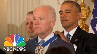 President Barack Obama Awards VP Joe Biden The Presidential Medal Of Freedom | NBC News