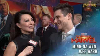Agents of S.H.I.E.L.D. Ming-Na Wen and Jeff Ward at the Captain Marvel Premiere