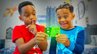 Boys Buy ROBLOX GAMES WITH MOM CREDIT CARD, They Learn Their Lesson | The Prince Family Clubhouse