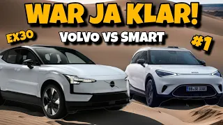 Volvo EX30 vs Smart #1 Elektroautos im Vergleich! Reichweite Software Ausstattung Platzangebot uvm.