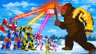 ALL STARS TRANSFORMERS VS SKAR KING KONG: Fishing - Bumblebee, Optimus 5, Kong Fan, Pigster, Acree